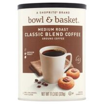 BOWL AND BASKET CLASSIC BLEND MEDIUM ROAST GROUND COFFEE 11.3OZ - $9.99