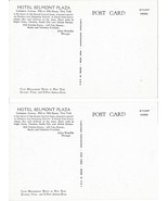 (2) Vintage HOTEL BELMONT PLAZA -LEXINGTON AVENUE at 49th St, NEW YORK P... - $12.52 CAD