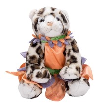 Build A Bear Leopard Plush 16&quot; Flower Fairy Costume Dance Cat Stuffed An... - £18.57 GBP