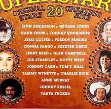 Country Superstars Greatest Hits Album 1976 Vintage Vinyl Record 33 12&quot; VRE1 - £12.01 GBP