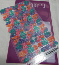 Jamberry Punchy Puff A523  Nail Wrap Full Sheet - $6.68