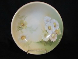 RS Tillowitz Silesia 9.25&quot; Bowl Dish, Reinhold Schlegelmilch Daisy Floral w Gold - £13.43 GBP