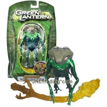 Year 2010 DC Movie Green Lantern 6&quot; Figure ROT LOP FAN with Build Parallax Piece - £31.33 GBP