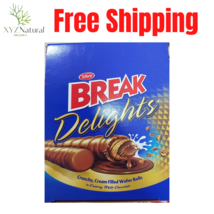 Tiffany Break Delights Wafer Roll Creamy Milk Chocolate 14gm ×24PC شوكولاته بريك - £19.54 GBP