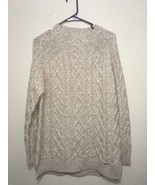 Michael Kors Knit TOP Dark Camel Sweater SZ L NEW - $1,007.55 MXN