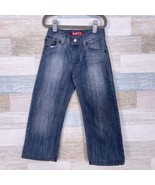 Levis 505 Straight Leg Jeans Blue Medium Wash Boys Size 5R 5 Regular - £10.88 GBP
