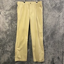 Carhartt Pants Mens 36x30* Tan Khaki Blended Twill B290 Casual Work - $13.89