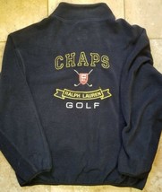 Ralph Lauren Chaps Golf Navy Fleece Pullover Size XL Extra Large - £15.51 GBP