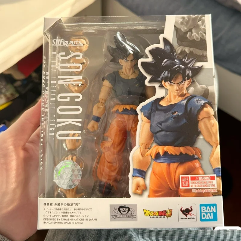 New Bandai Original Shfiguarts Son Goku Ultra Instinct Sign Dragon Ball In Stock - £142.82 GBP+