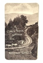 Antique Horse Coach Drive through the English Lakes UK foldout 12 views postcard - £18.80 GBP