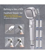 SET 8Pcs 4 Speed Level Pressurized Showerhead + 6 Pcs Water Purification... - $48.00