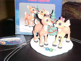 Enesco Rudolph &amp; Clarice There&#39;s Always Tomorrow Deluxe Figurine MIB 2000 - £77.76 GBP