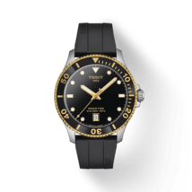 Tissot Seastar 1000 40 MM Black Dial Gold Accent Quartz Watch T120.410.2... - $308.75