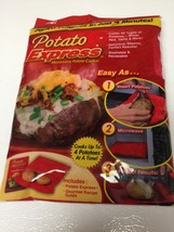 Potato Express Microwave Baked Potato Cooker Bag Washable Easy to use - £4.00 GBP