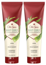 (2 Ct) Old Spice Wavy Curly Hair Moisturizer With Aloe &amp; Avocado Oil 8.0 fl oz - £22.15 GBP