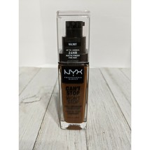 NYX Can&#39;t Stop Won&#39;t Stop Full Coverage Foundation Makeup Walnut 1 oz - £5.46 GBP