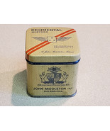 Vintage John Middleton Fine Tobaccos Regimental Mixture Cube Square Tin - £7.75 GBP