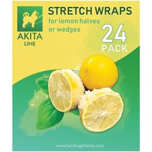 Lemon Covers, Stretch &amp; Wraps for Lemon Halves and Wedges, Bag of 24 - $147.87 MXN