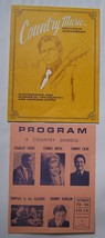 COUNTRY MUSIC SOUVENIR SCRAPBOOK 1970 AUTOGRAPHED TOMMY CASH Tompall &amp; G... - $39.75