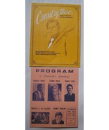 COUNTRY MUSIC SOUVENIR SCRAPBOOK 1970 AUTOGRAPHED TOMMY CASH Tompall &amp; G... - $39.75