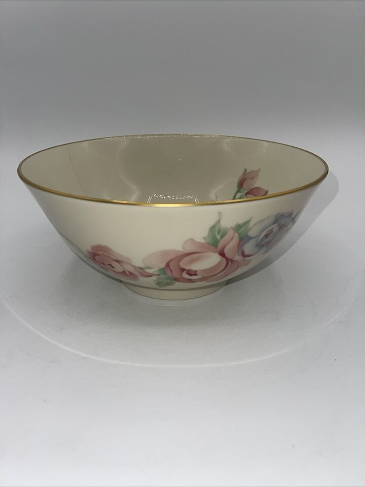 Lenox Chatsworth rose gold Serving Bowl 8.5” Floral - $18.50