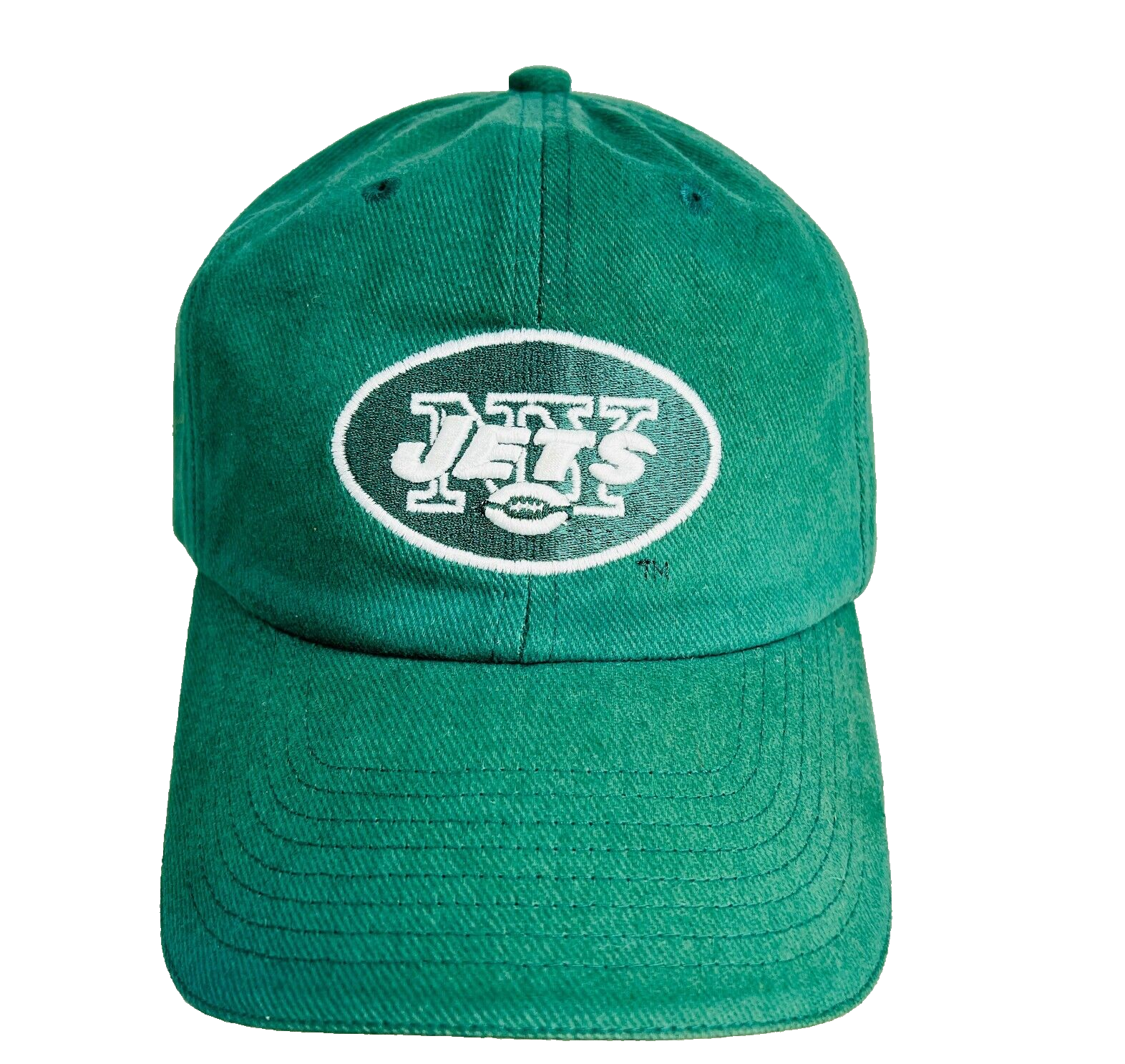 NY Jets Baseball Hat Cap NFL Football Adjustable Miller Lite Beer Logo Green - £27.96 GBP