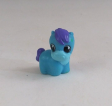 Squinkies Zinkies Blue Pony .75&quot; Mini Pencil Topper Figure - $6.78