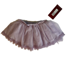 Girls Mirella Tutu w/ Bow &amp; Braided Trim Size 8-10 Lavender New with Tags - $12.34