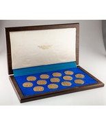 Medallic Art Co. Gold Plated Sterling Silver 13 Original States Medal Se... - $19,195.74 MXN