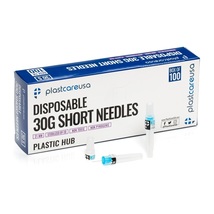 Plastcare USA Disposable Anesthetic Needles 30G Short Blue Plastic Hub 1... - $11.25