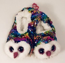 TY Fashion Girl&#39;s Owen - Sequin Slippers, Multicolor Large 4-6 NWT - £12.63 GBP
