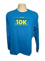 2016 NYRR Joe Kleinerman 10K Run for Life Adult Medium Blue Long Sleeve TShirt - £11.68 GBP