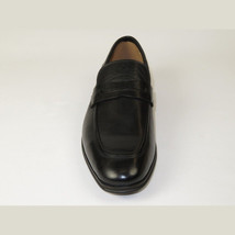 Men's Shoes Steve Madden Soft Leather upper Slip On Penny Acheron Black image 3