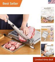 Stainless Steel 2-Blade Slicer - Effortlessly Slice Meat &amp; Hard Vegetables - $223.78
