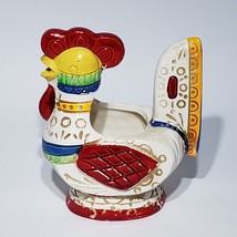 Vintage Fine Quality Lego 4.5&quot; Ceramic Rooster Creamer Hand Painted Japan - £12.02 GBP