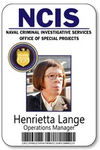 Henrietta Lange Operations Manager From Ncis Los Angeles Magnet Fastener Name Ba - £13.58 GBP