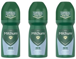 Mitchum Roll-On Antiperspirant and Deodorant for Men, Unscented, 3.4 Fluid Ounce - £27.96 GBP