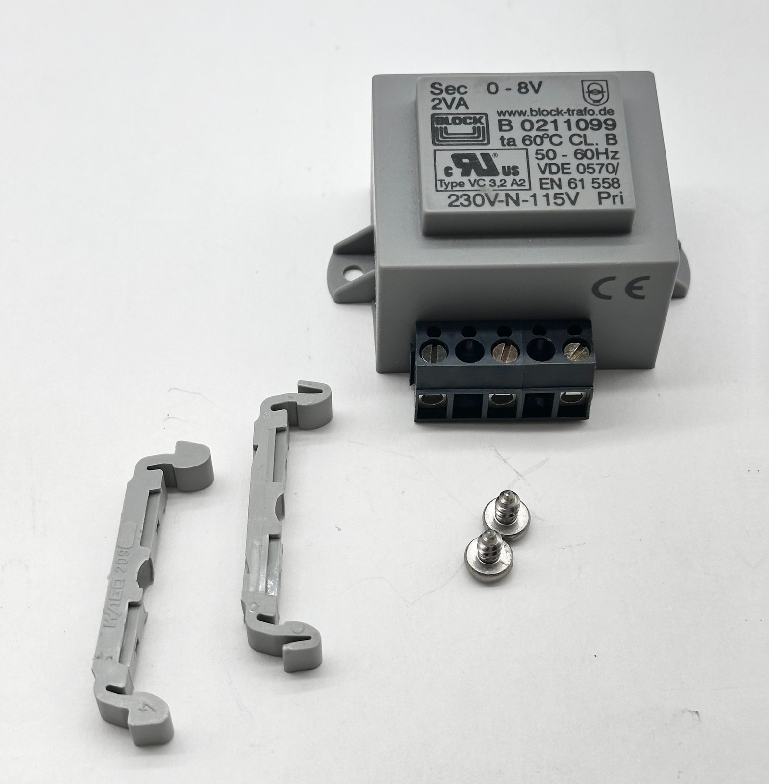 NEW Block B0211099 PCB Transformer 230VAC, VDE 0570, Type VC 3,2 A2  - $30.25