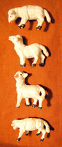 4 Vintage Made in Italy Crib Crib Sheeps Hard Plastic Resin-
show origin... - £16.28 GBP