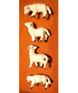 4 Vintage Made in Italy Crib Crib Sheeps Hard Plastic Resin-
show origin... - £15.59 GBP