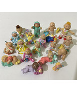 Vintage 1984 Babies Cabbage Patch Kids Mini Dolls Lot of 19 Rare 2” PVC - £38.45 GBP