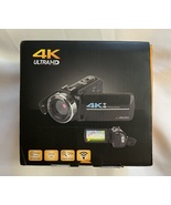 4K Camcorder Video Camera Ultra HD Wi-Fi Vlogging Camera 48.0MP 16X Digi... - £117.80 GBP