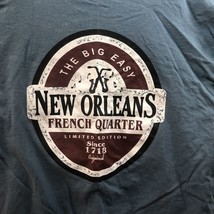 New Orleans French Quarter tshirt Big Easy Blue Size XL - £9.40 GBP