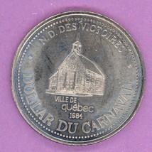 1984 Quebec City Quebec Municipal Trade Dollar or Token 1975 Effigy Church - £4.67 GBP