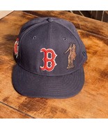 Boston Red Sox Paul Revere New Era 59Fifty Fitted Hat 7 1/2 Blue Embroid... - £19.77 GBP