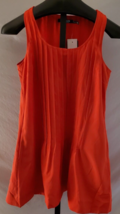 NWT Lauren Ralph Lauren Cabana Orange Sleeveless pleated Sun Dress 2P Po... - $29.69