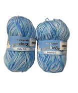 Stylecraft Wondersoft Baby DK Knitting Wool Yarn Lot of 2 Blue Variegate... - $218.29 MXN