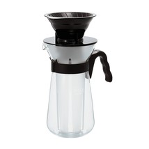 Hario V60 &quot;Fretta&quot; Hot and Iced Coffee Maker, 700ml, Black - £34.78 GBP