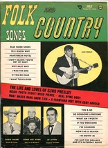 Folk And Country SONGS-JULY 1956-ELVIS-SOUTHERN States PEDIGREE-fn - £73.34 GBP