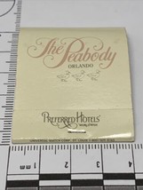 Rare Vintage Feature Matchbook Back Strike   The Peabody Orlando,Florida  gmg - £15.55 GBP